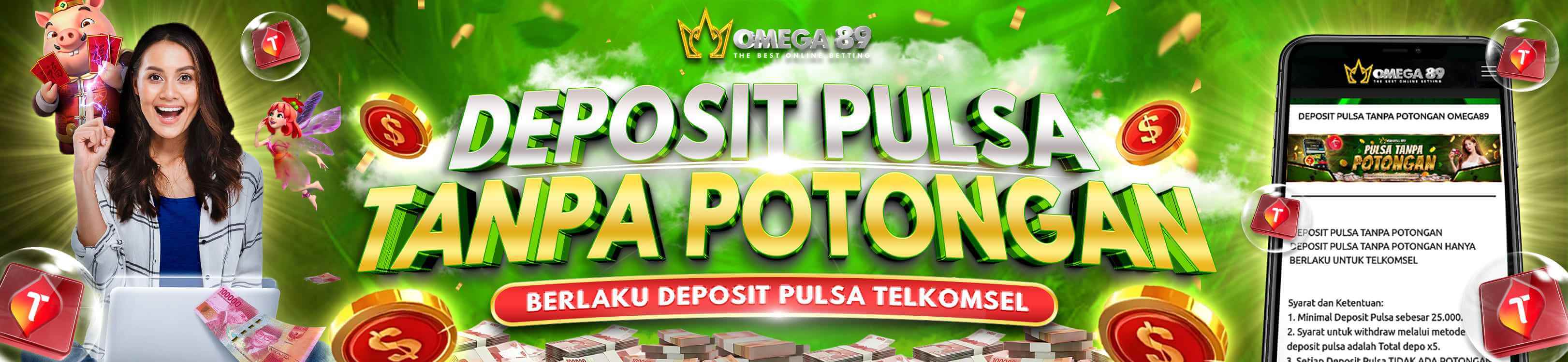 DEPOSIT PULSA TANPA POTONGAN OMEGA89